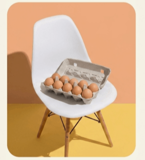 Eggs representing egg allergy immunotherapy