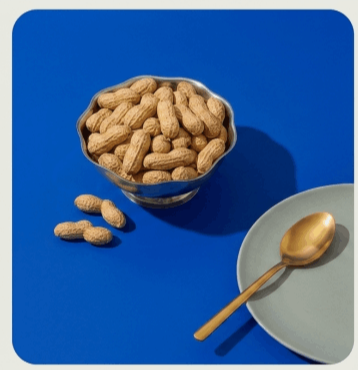 Peanuts representing peanut allergy OIT treatment