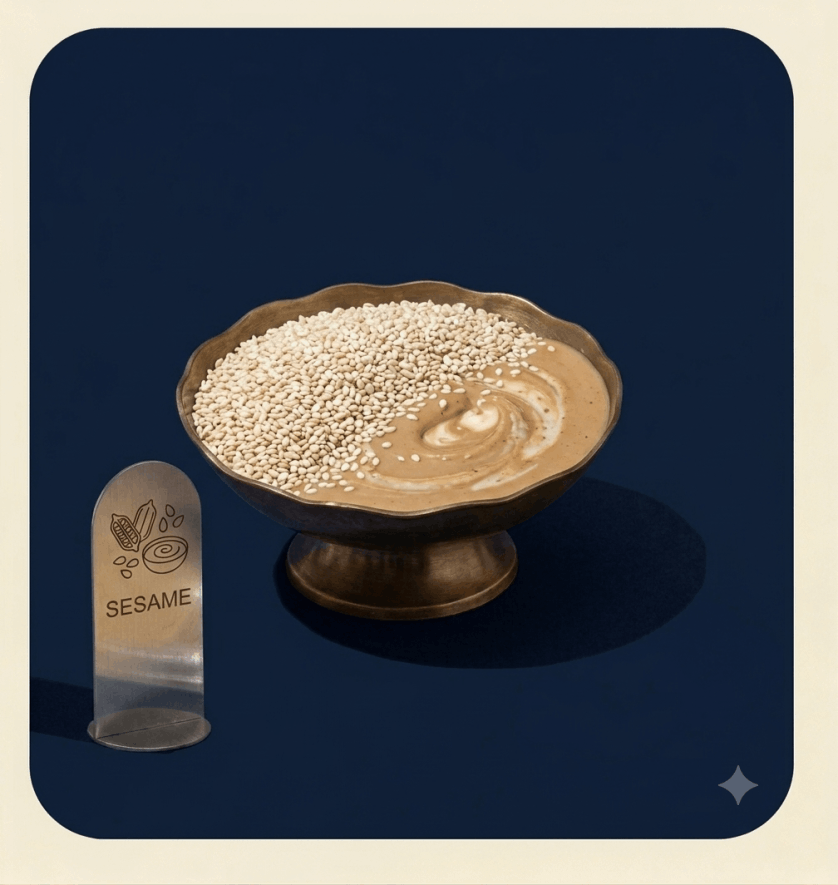 Sesame Seeds or Tahini sauce OIT treatment